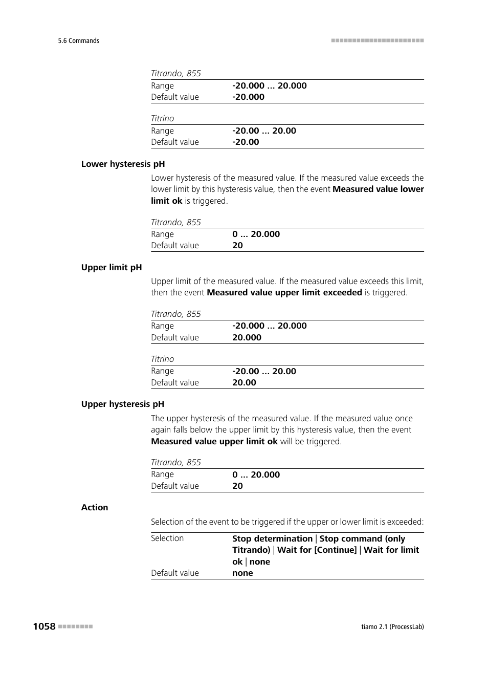 Metrohm tiamo 2.1 (ProcessLab) User Manual | Page 1074 / 1602