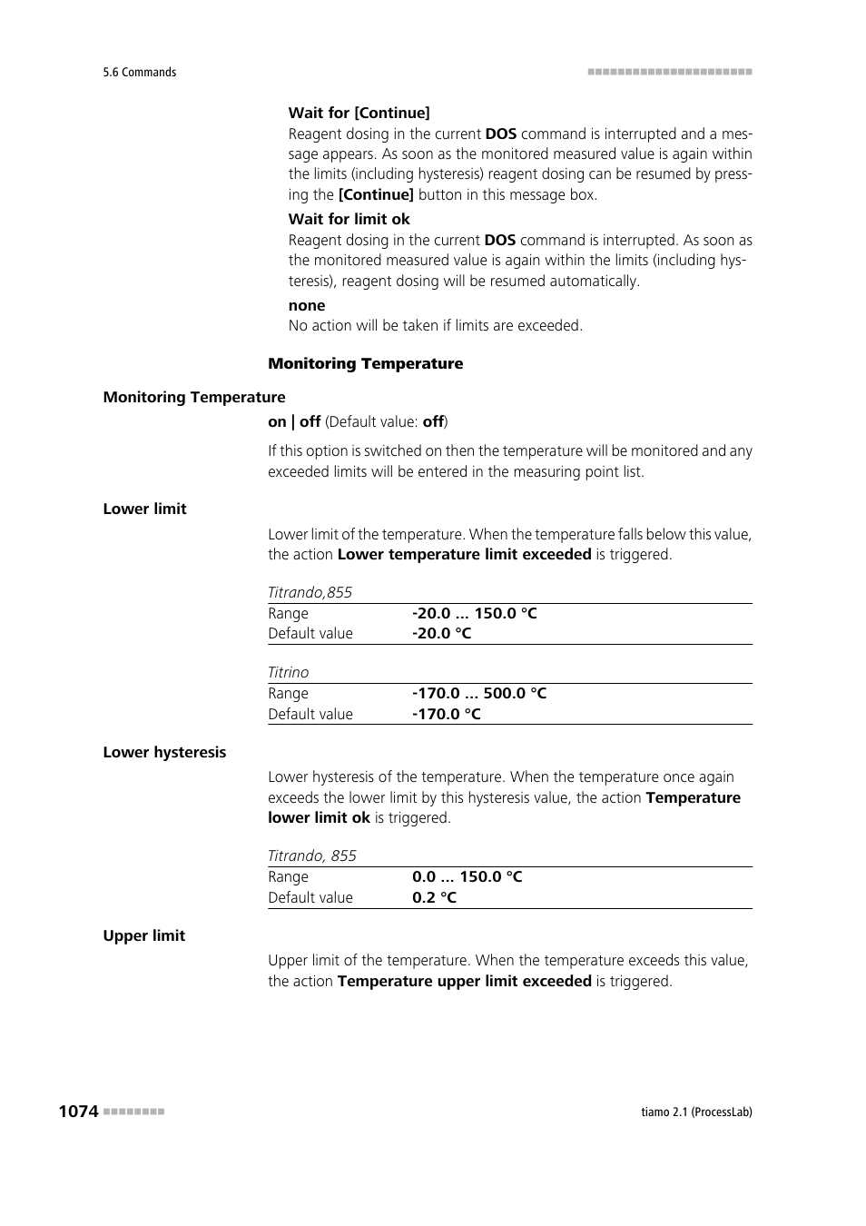 Metrohm tiamo 2.1 (ProcessLab) User Manual | Page 1090 / 1602