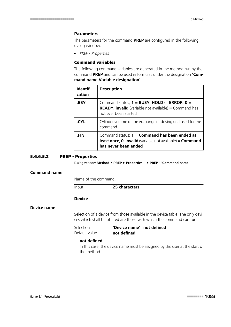 2 prep - properties | Metrohm tiamo 2.1 (ProcessLab) User Manual | Page 1099 / 1602