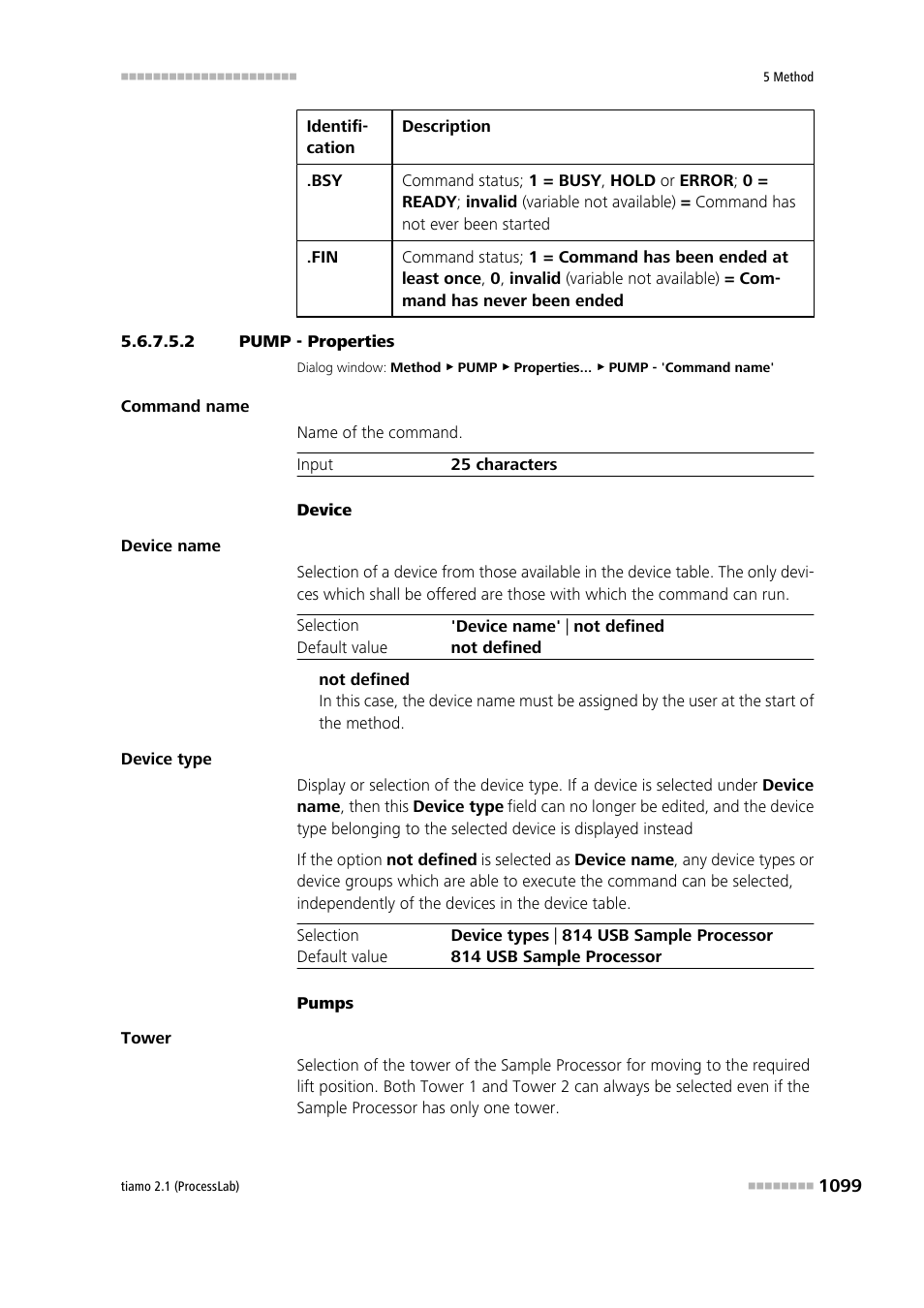 2 pump - properties | Metrohm tiamo 2.1 (ProcessLab) User Manual | Page 1115 / 1602