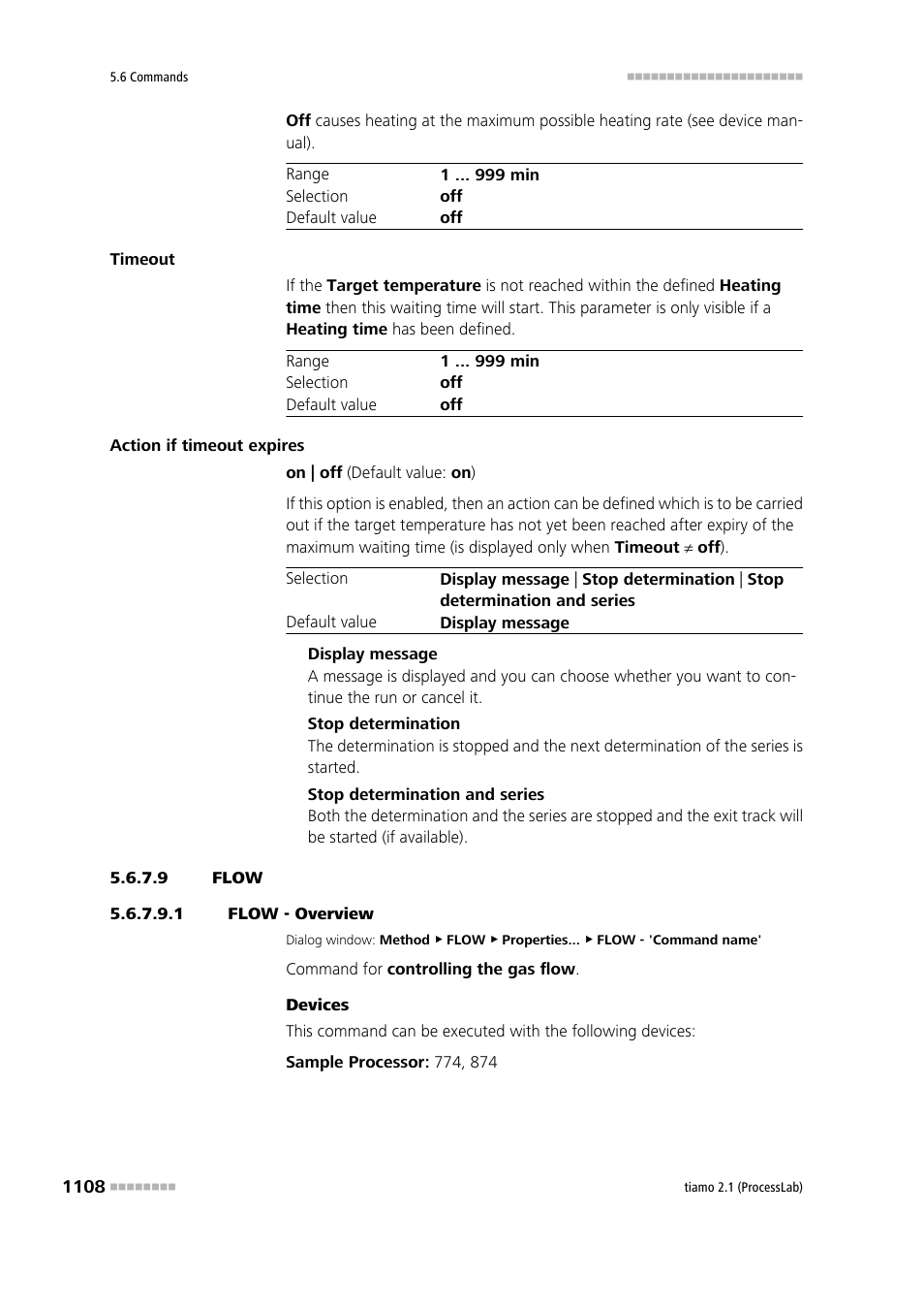 9 flow, 1 flow - overview, Flow | Metrohm tiamo 2.1 (ProcessLab) User Manual | Page 1124 / 1602