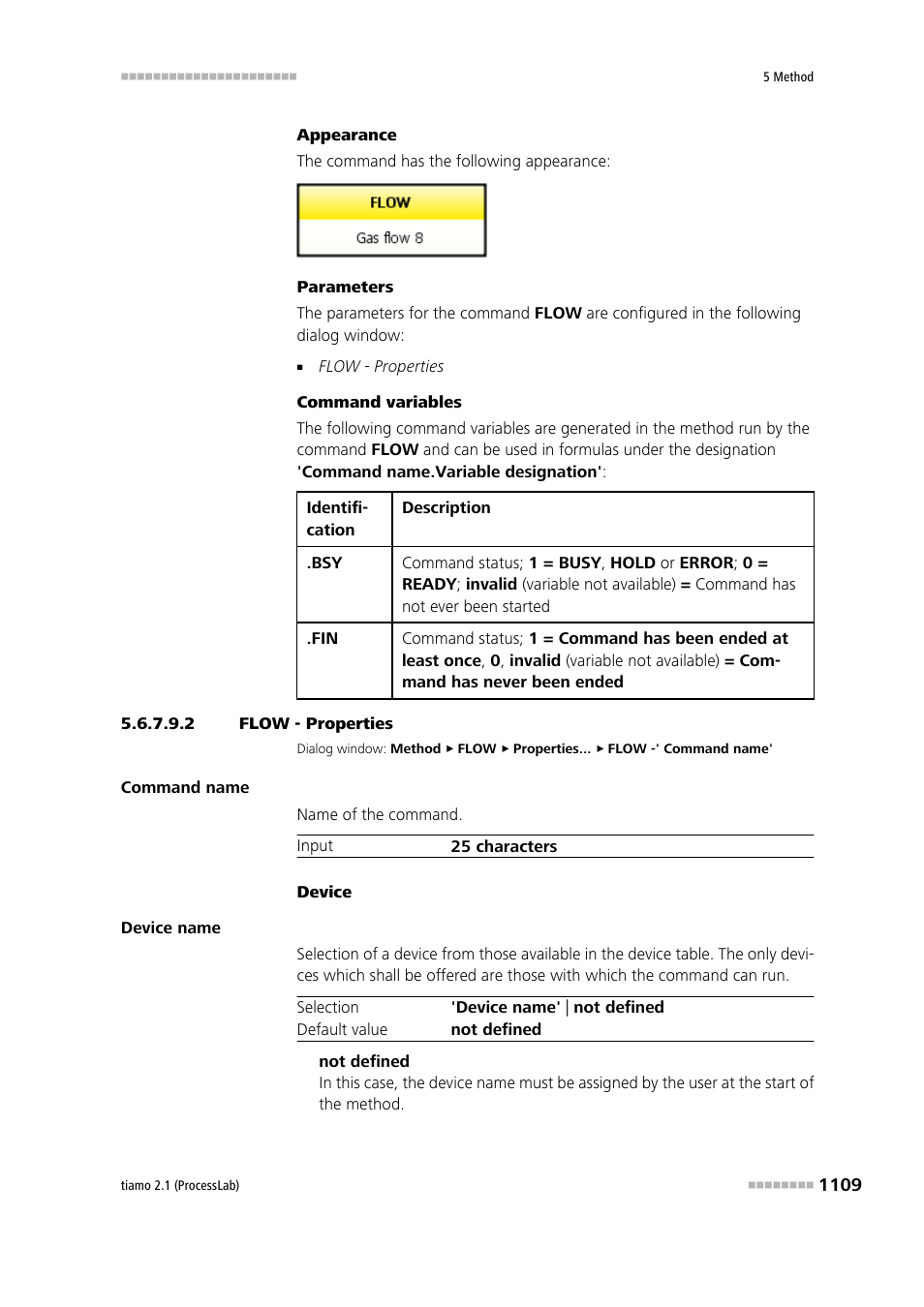 2 flow - properties | Metrohm tiamo 2.1 (ProcessLab) User Manual | Page 1125 / 1602