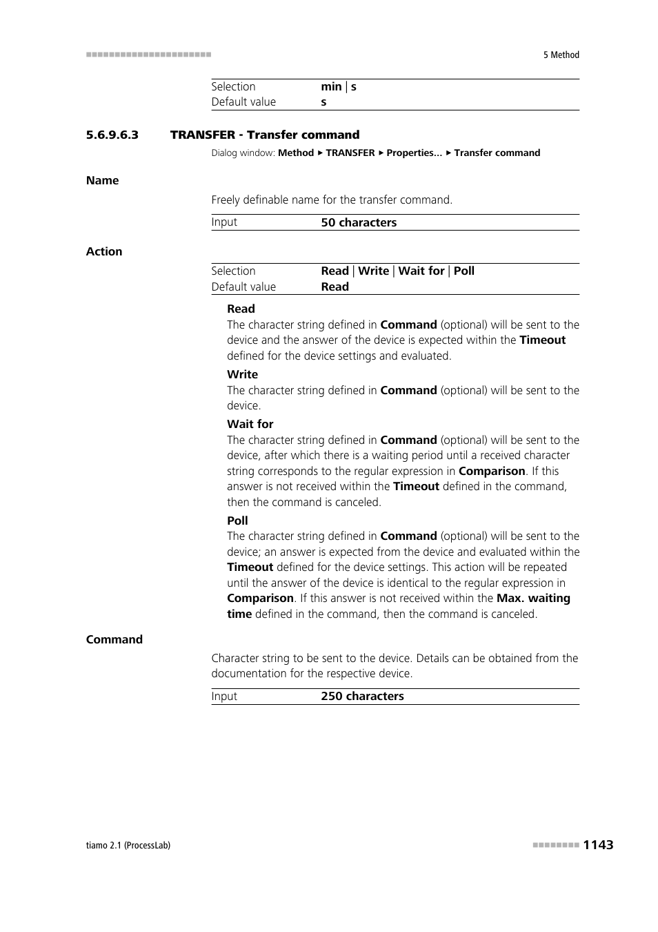 3 transfer - transfer command | Metrohm tiamo 2.1 (ProcessLab) User Manual | Page 1159 / 1602