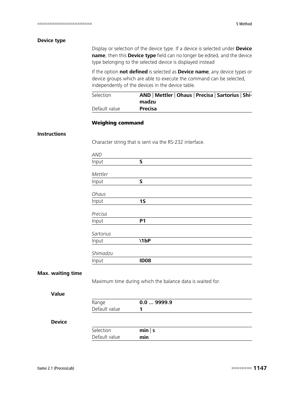 Metrohm tiamo 2.1 (ProcessLab) User Manual | Page 1163 / 1602