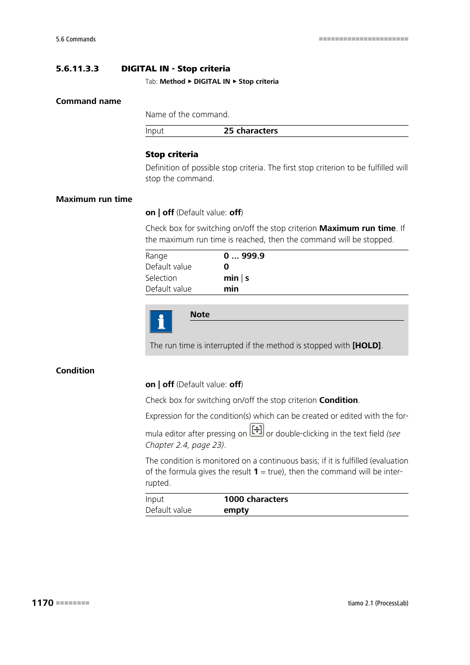 3 digital in - stop criteria | Metrohm tiamo 2.1 (ProcessLab) User Manual | Page 1186 / 1602