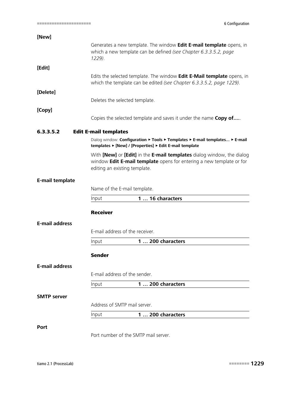 2 edit e-mail templates | Metrohm tiamo 2.1 (ProcessLab) User Manual | Page 1245 / 1602