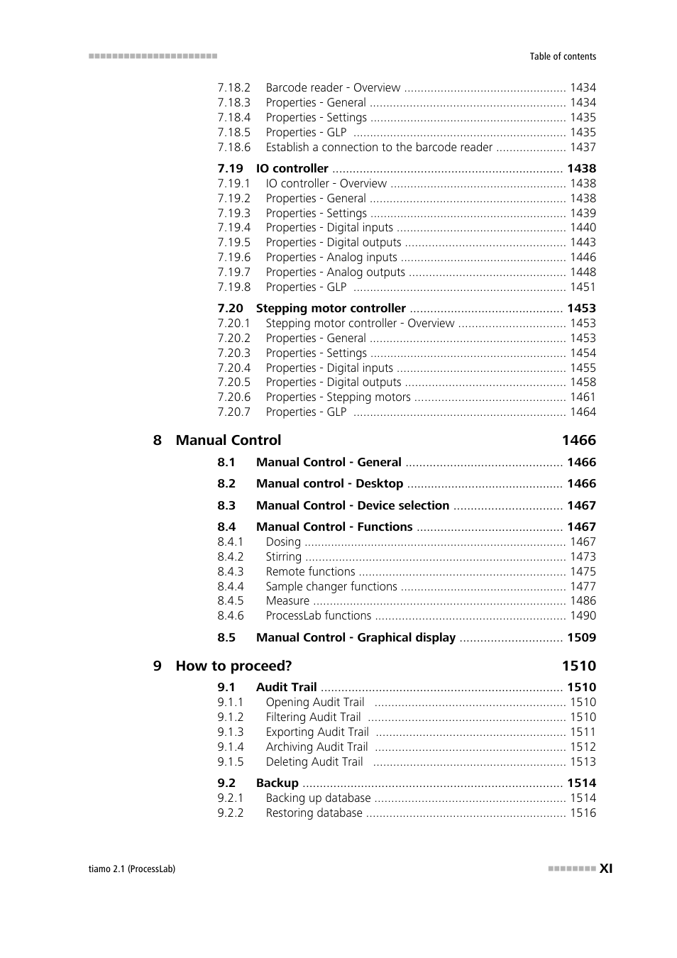 Metrohm tiamo 2.1 (ProcessLab) User Manual | Page 13 / 1602