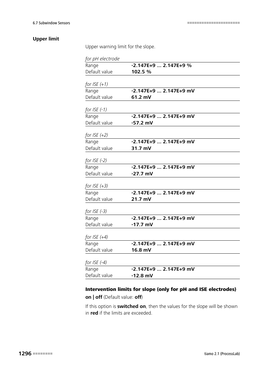 Metrohm tiamo 2.1 (ProcessLab) User Manual | Page 1312 / 1602