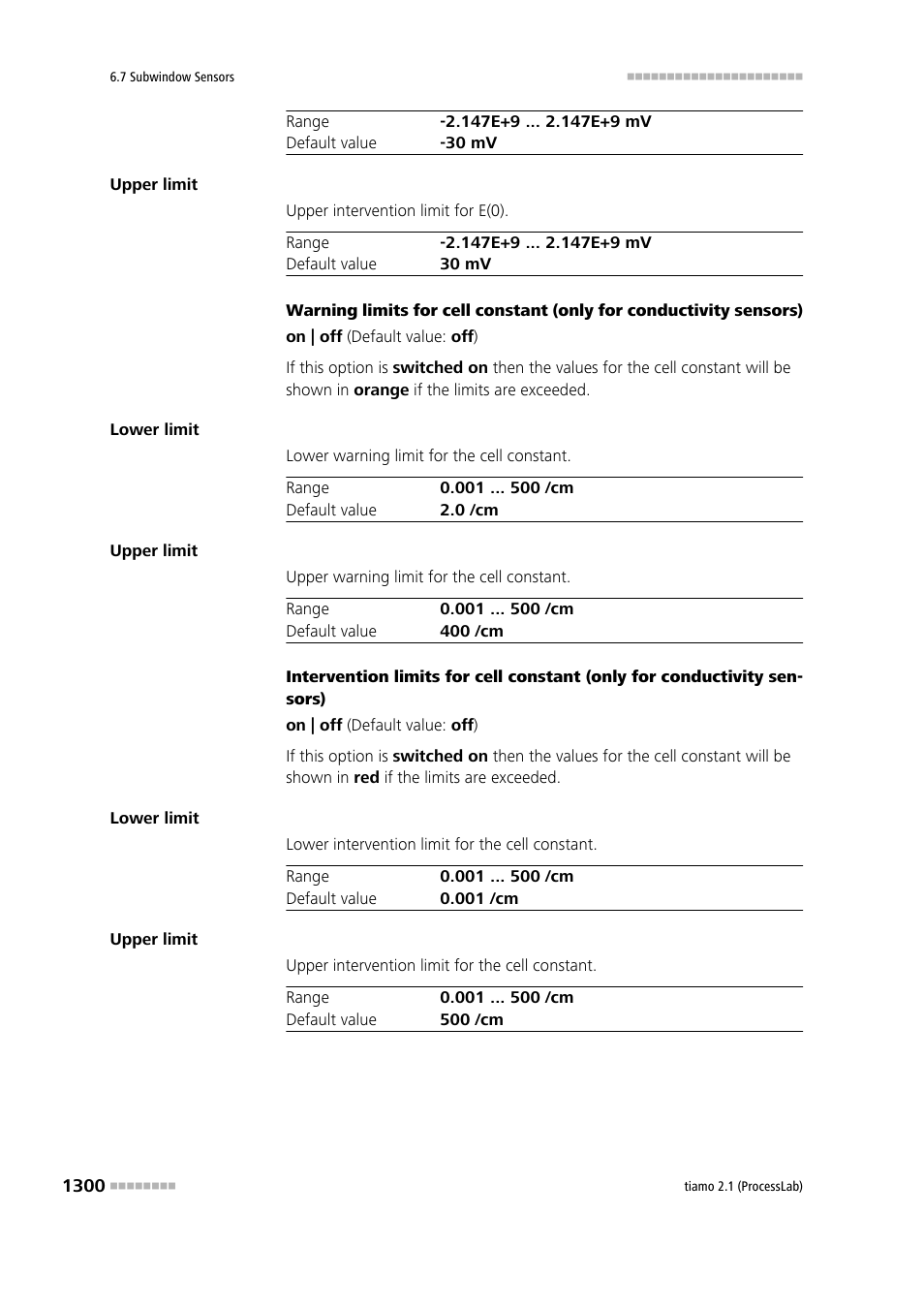 Metrohm tiamo 2.1 (ProcessLab) User Manual | Page 1316 / 1602