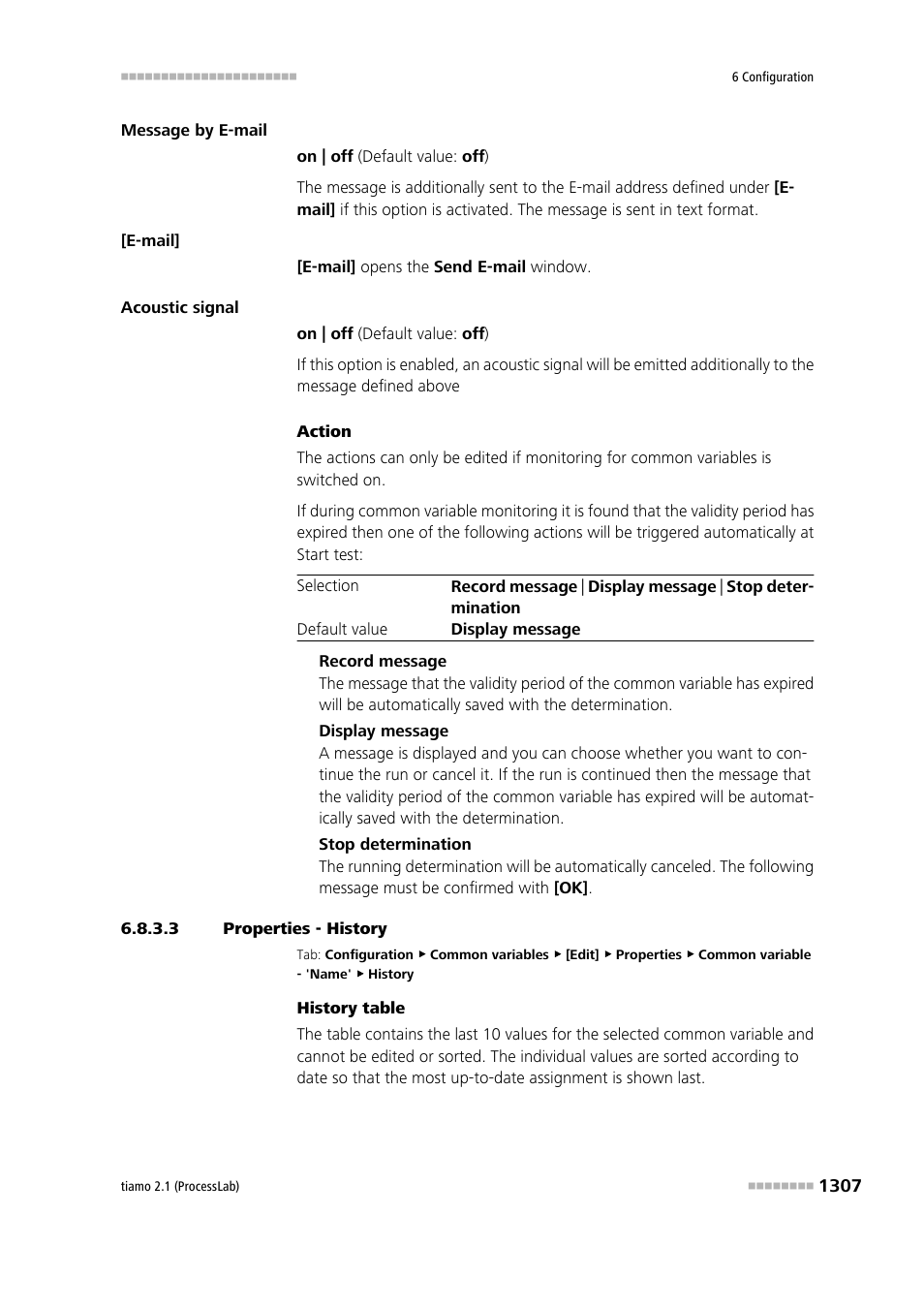 3 properties - history | Metrohm tiamo 2.1 (ProcessLab) User Manual | Page 1323 / 1602