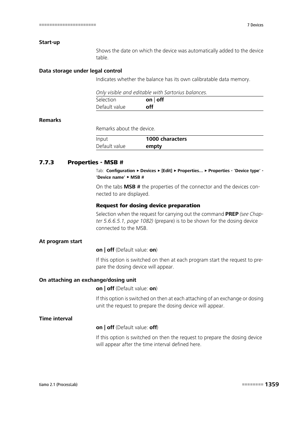 3 properties - msb | Metrohm tiamo 2.1 (ProcessLab) User Manual | Page 1375 / 1602