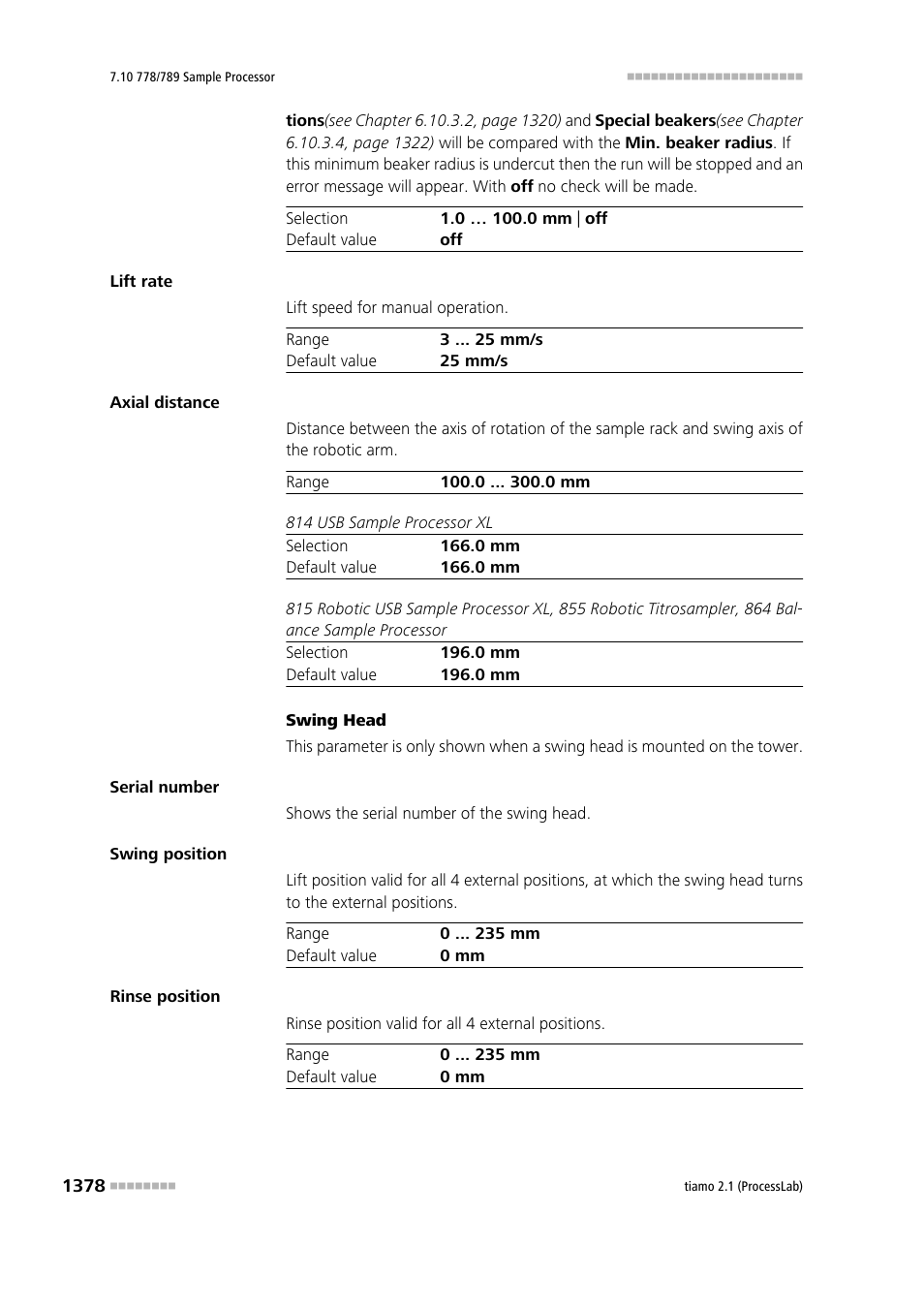 Metrohm tiamo 2.1 (ProcessLab) User Manual | Page 1394 / 1602