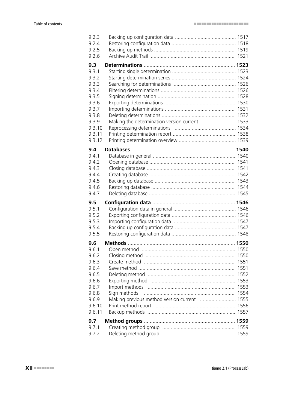 Metrohm tiamo 2.1 (ProcessLab) User Manual | Page 14 / 1602