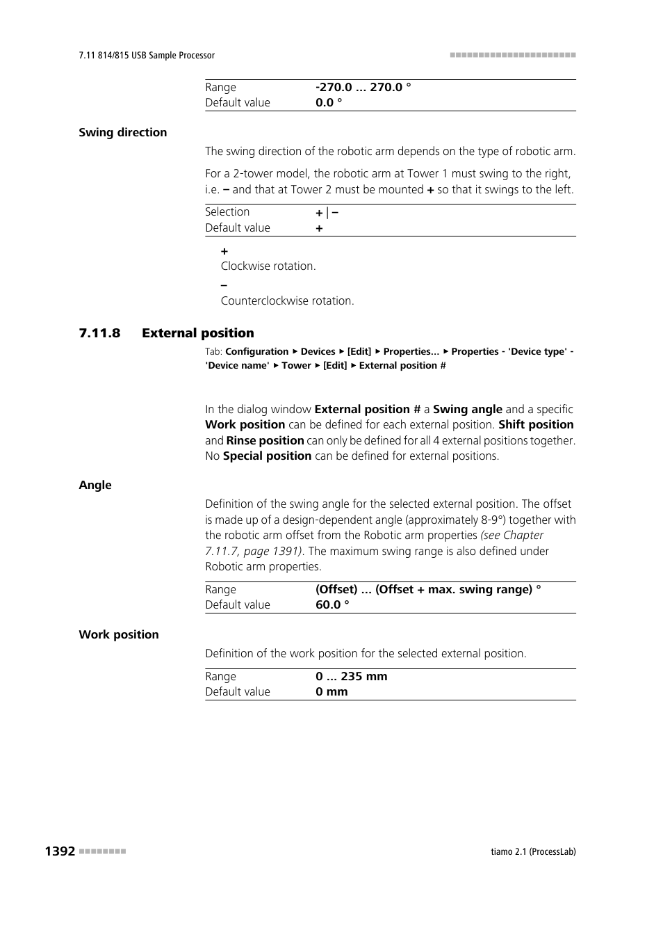 8 external position, External position 2 | Metrohm tiamo 2.1 (ProcessLab) User Manual | Page 1408 / 1602