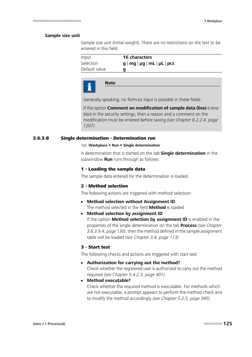 8 single determination - determination run | Metrohm tiamo 2.1 (ProcessLab) User Manual | Page 141 / 1602