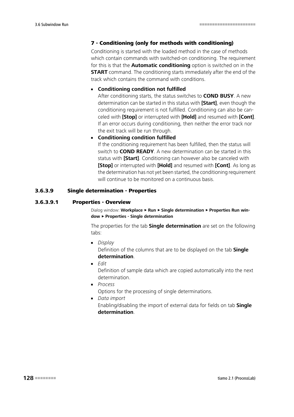 9 single determination - properties, 1 properties - overview, Define properties | Properties - overview | Metrohm tiamo 2.1 (ProcessLab) User Manual | Page 144 / 1602