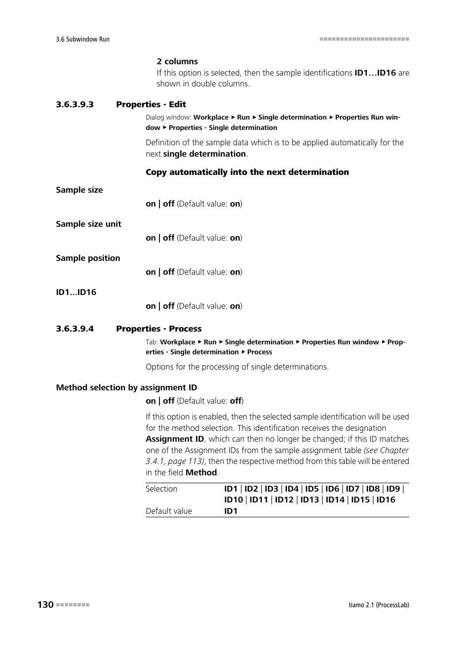 3 properties - edit, 4 properties - process, Edit | Process | Metrohm tiamo 2.1 (ProcessLab) User Manual | Page 146 / 1602