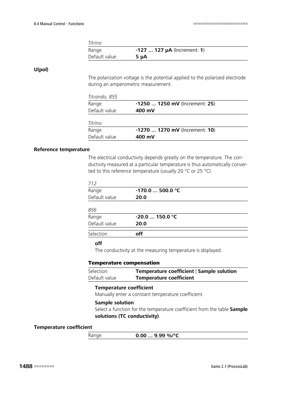 Metrohm tiamo 2.1 (ProcessLab) User Manual | Page 1504 / 1602