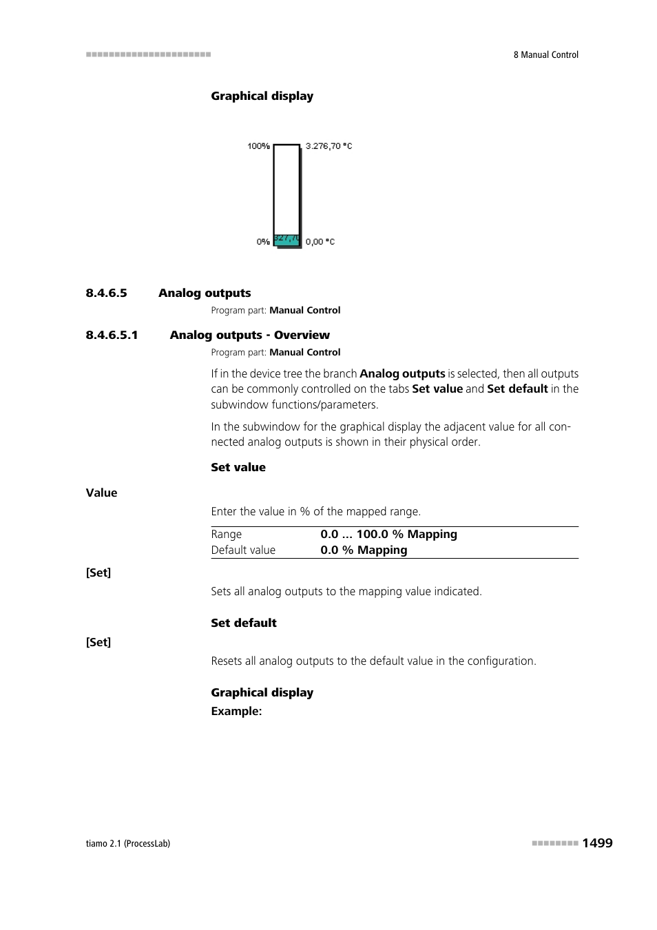 5 analog outputs, 1 analog outputs - overview | Metrohm tiamo 2.1 (ProcessLab) User Manual | Page 1515 / 1602