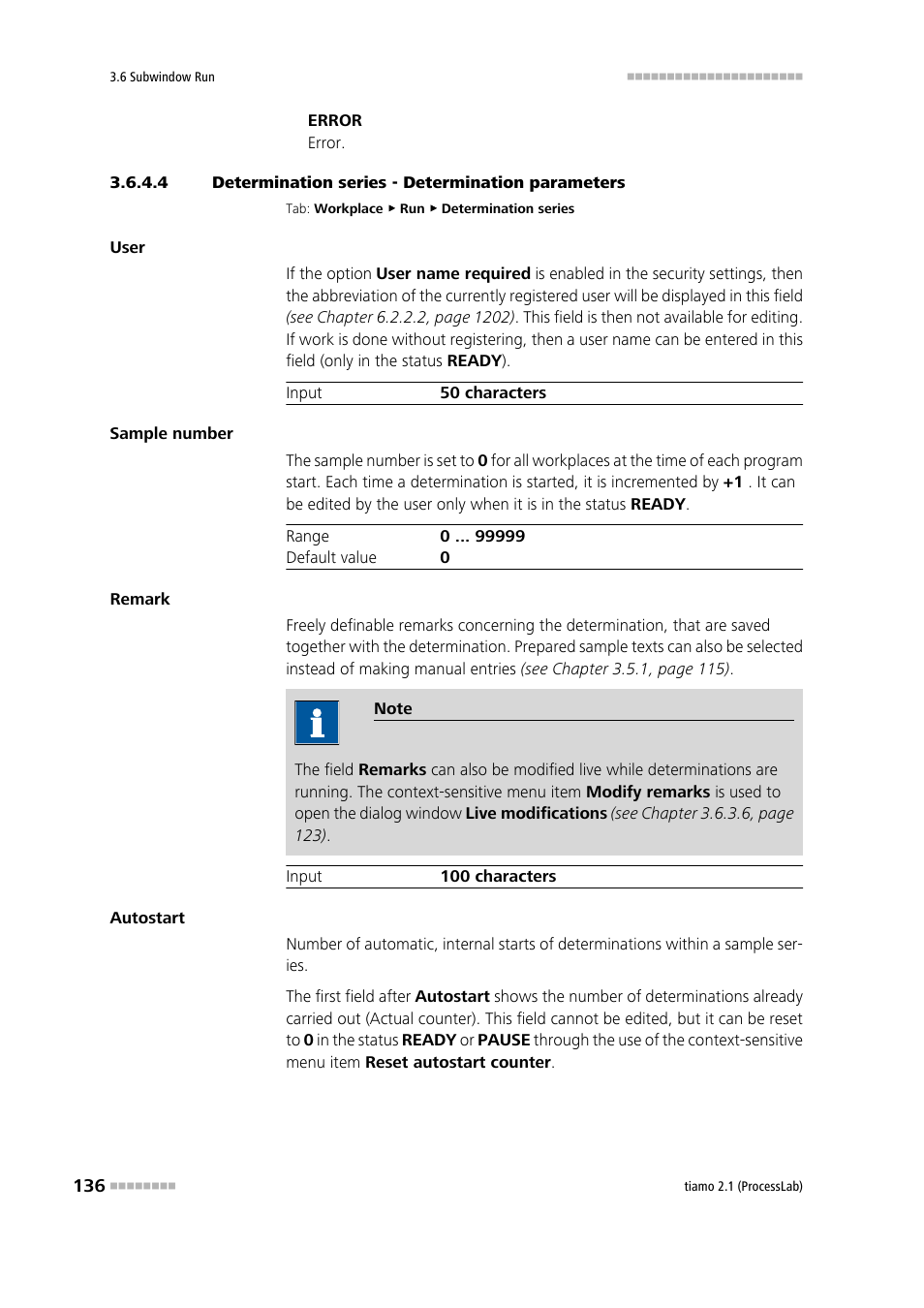 4 determination series - determination parameters | Metrohm tiamo 2.1 (ProcessLab) User Manual | Page 152 / 1602