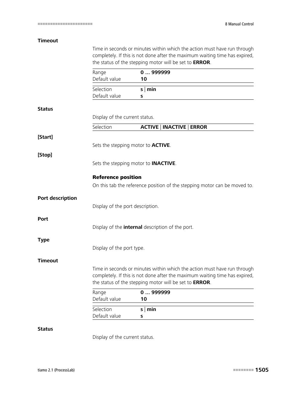 Metrohm tiamo 2.1 (ProcessLab) User Manual | Page 1521 / 1602