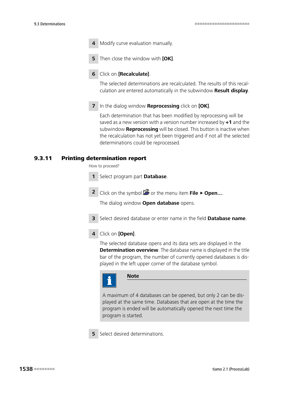 11 printing determination report, Printing determination report 8 | Metrohm tiamo 2.1 (ProcessLab) User Manual | Page 1554 / 1602