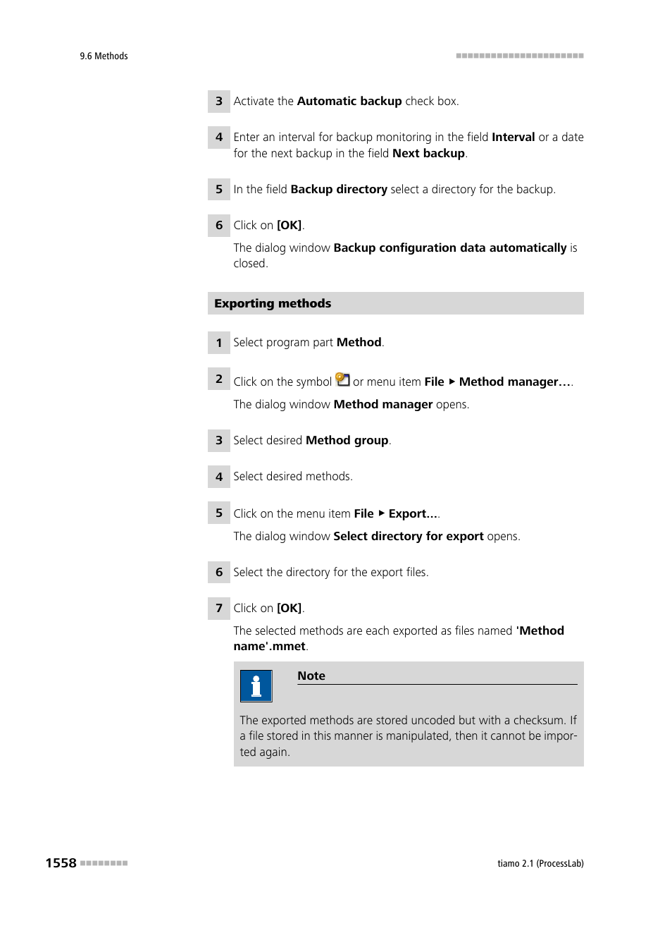 Metrohm tiamo 2.1 (ProcessLab) User Manual | Page 1574 / 1602