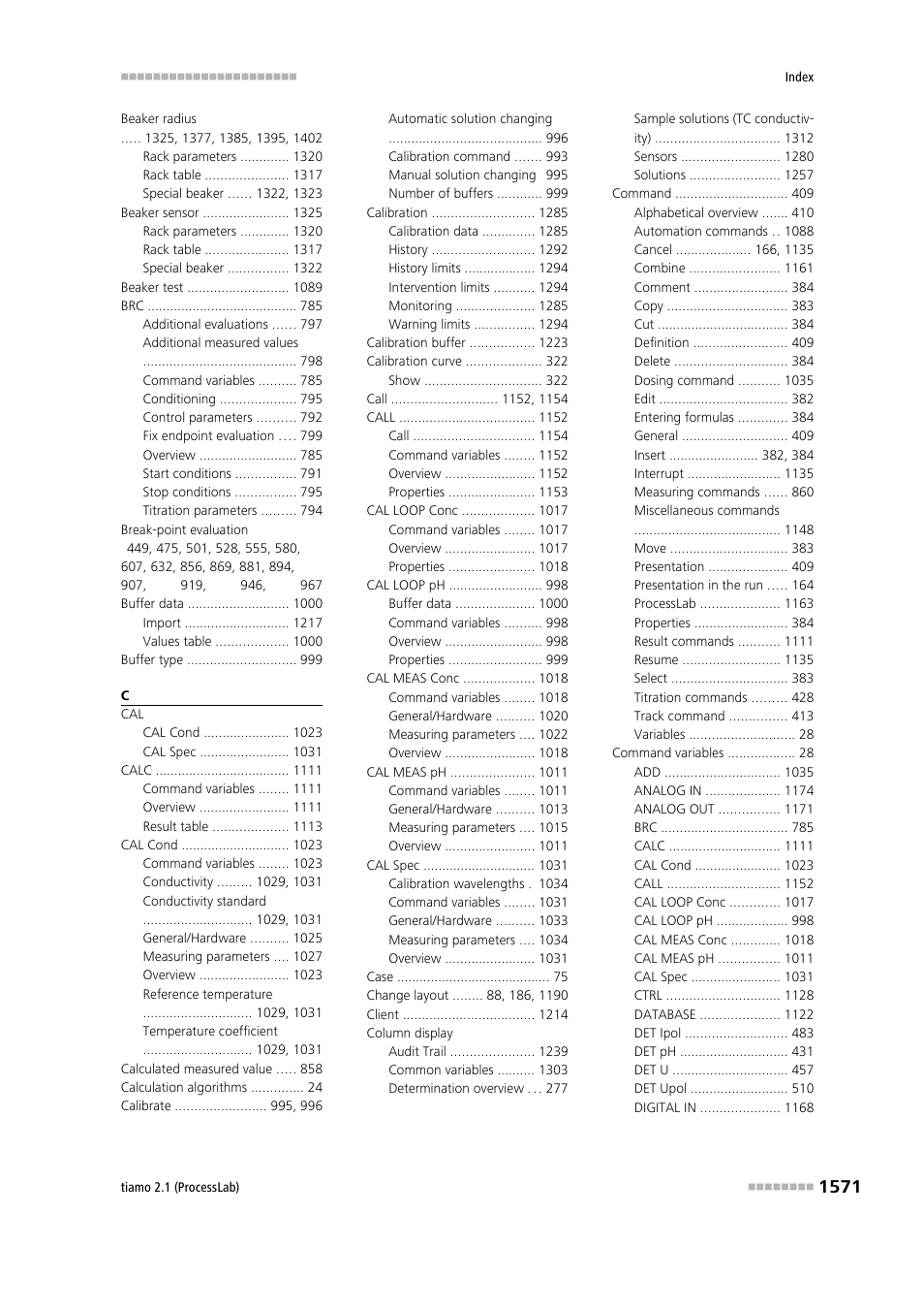 Metrohm tiamo 2.1 (ProcessLab) User Manual | Page 1587 / 1602