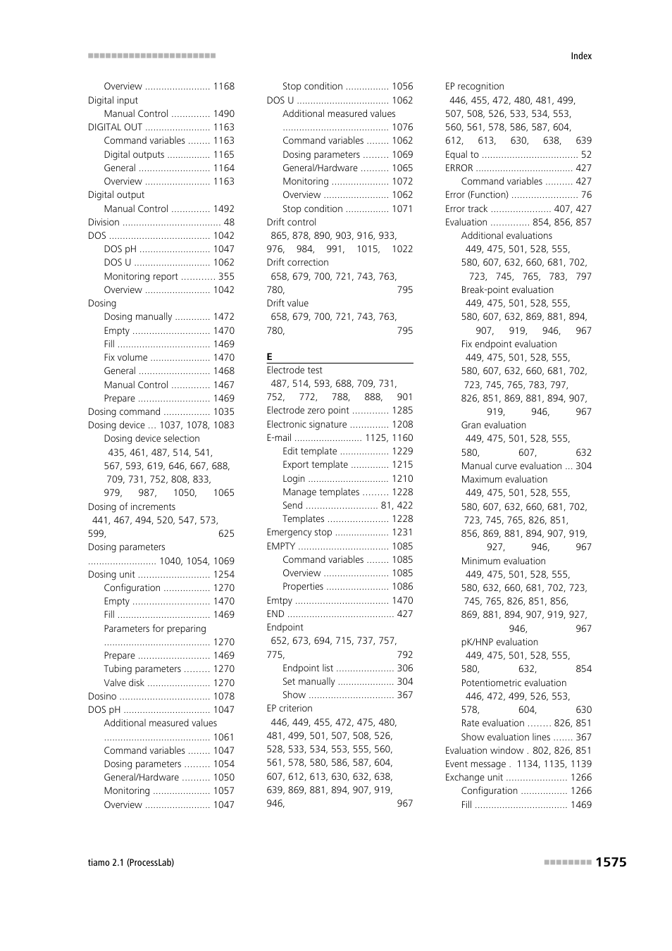 Metrohm tiamo 2.1 (ProcessLab) User Manual | Page 1591 / 1602