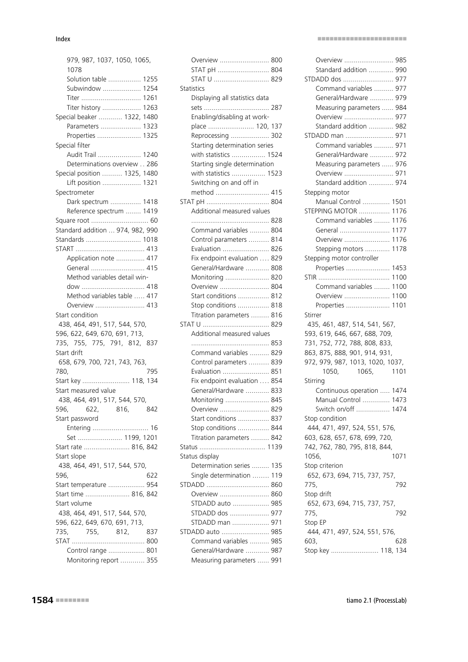 Metrohm tiamo 2.1 (ProcessLab) User Manual | Page 1600 / 1602