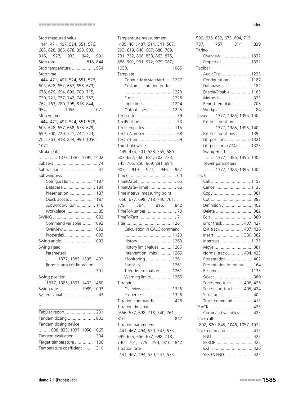 Metrohm tiamo 2.1 (ProcessLab) User Manual | Page 1601 / 1602