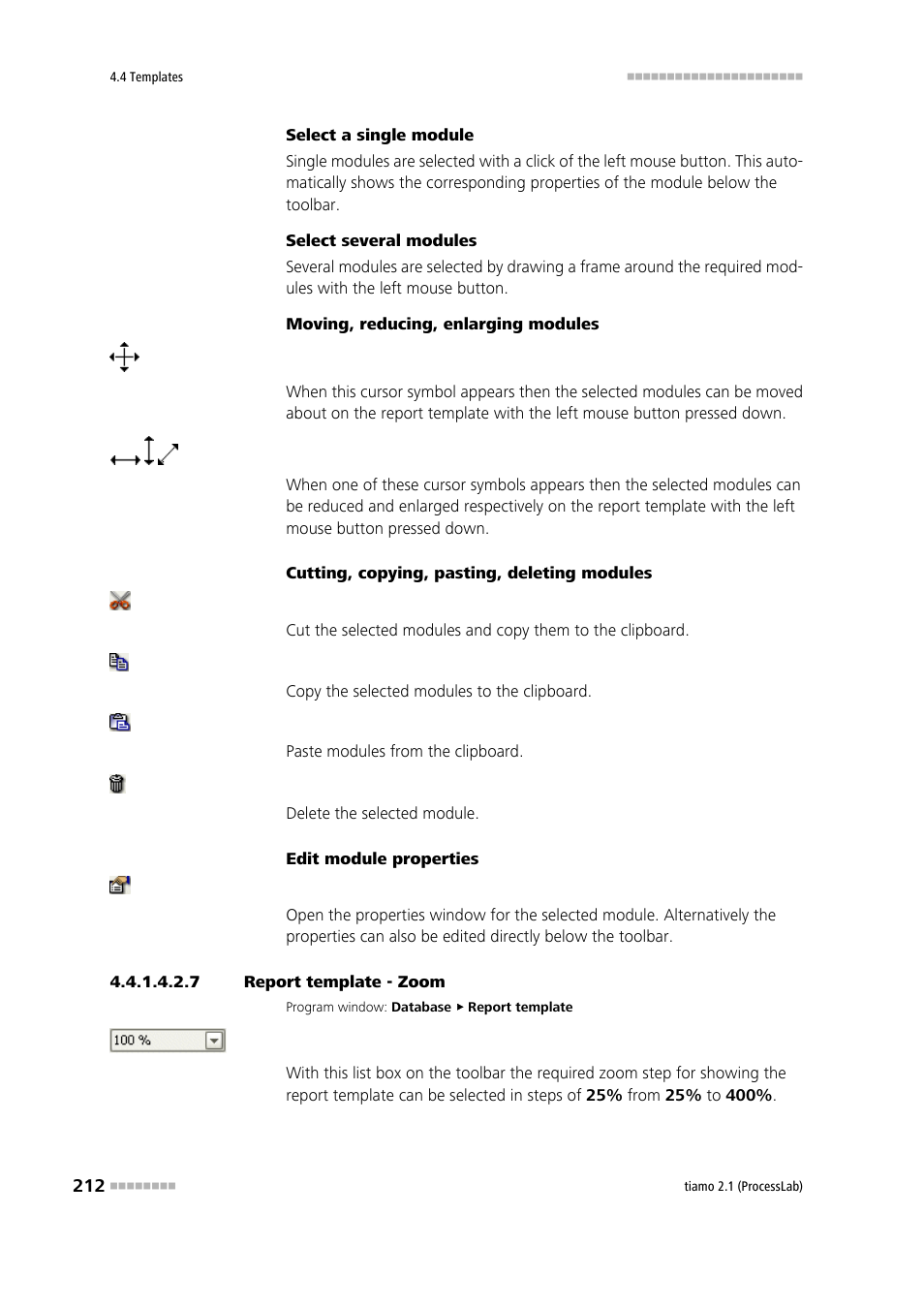 7 report template - zoom, Zooming | Metrohm tiamo 2.1 (ProcessLab) User Manual | Page 228 / 1602