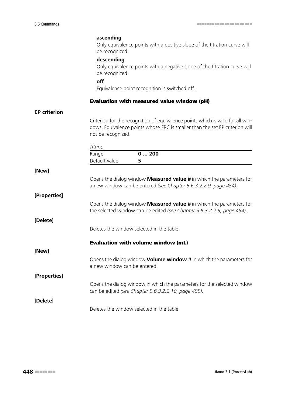 Metrohm tiamo 2.1 (ProcessLab) User Manual | Page 464 / 1602