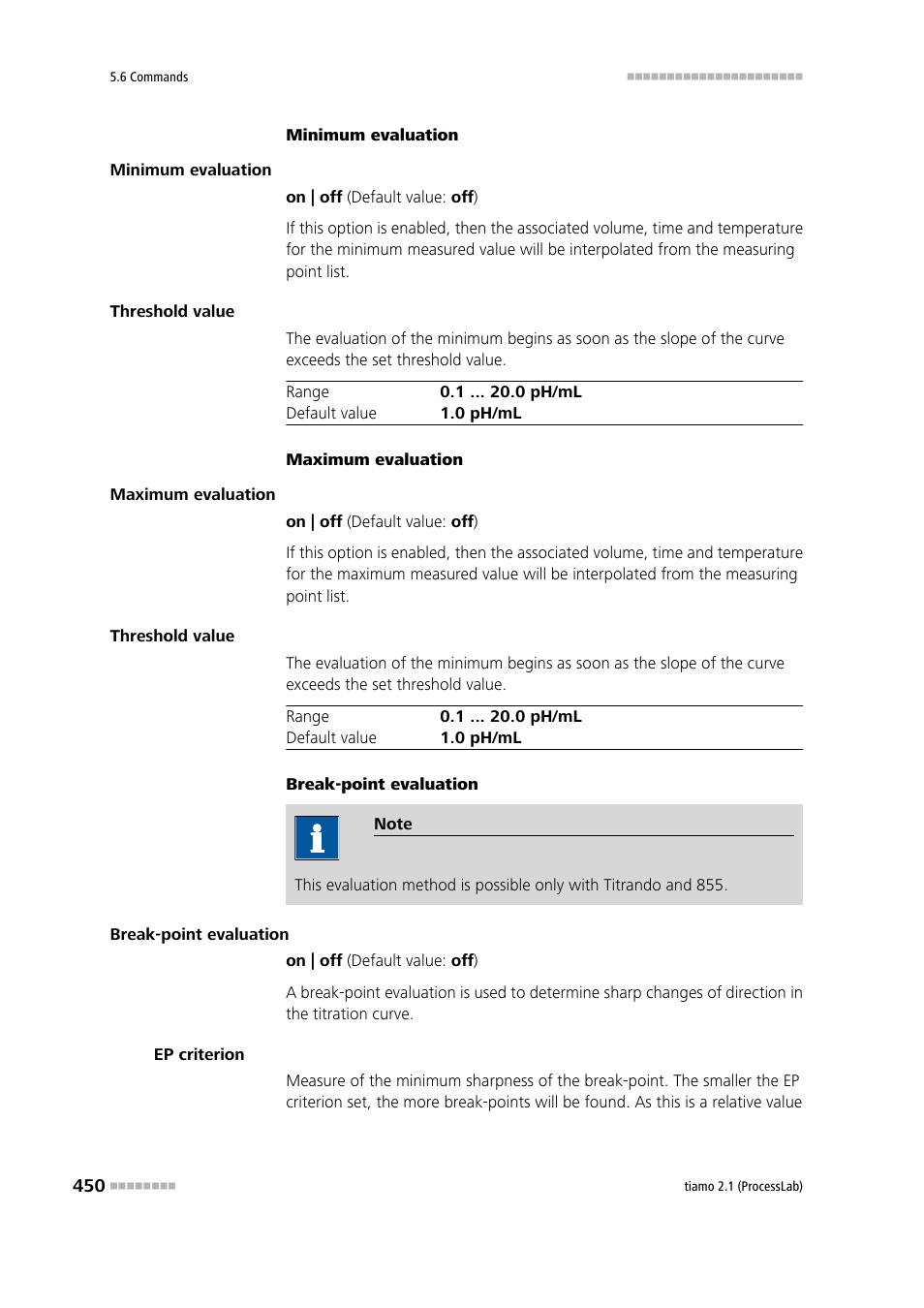 Metrohm tiamo 2.1 (ProcessLab) User Manual | Page 466 / 1602