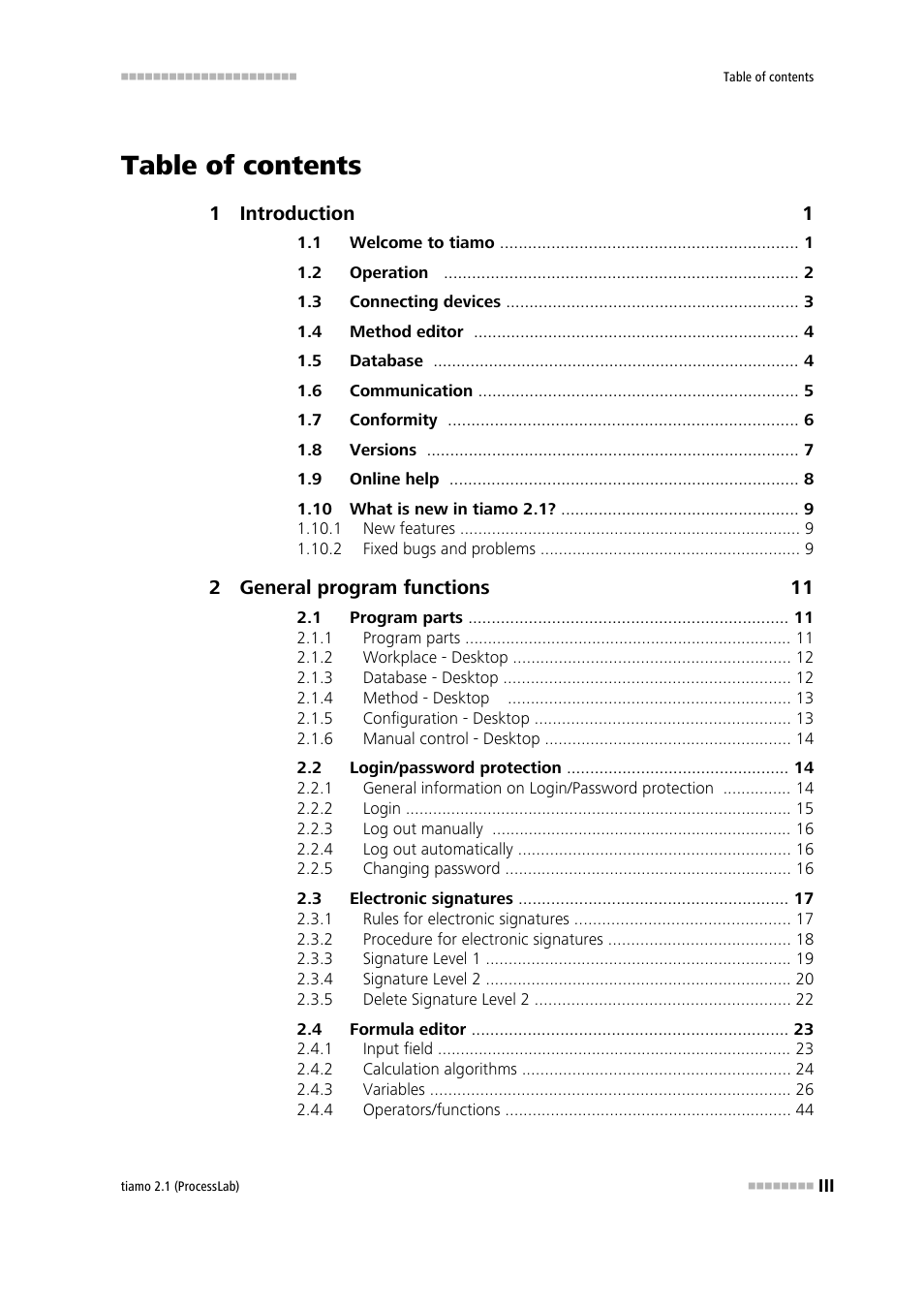 Metrohm tiamo 2.1 (ProcessLab) User Manual | Page 5 / 1602