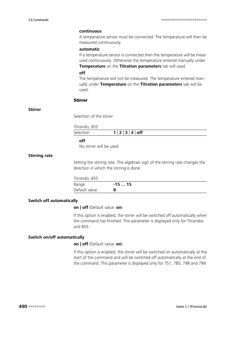 Metrohm tiamo 2.1 (ProcessLab) User Manual | Page 506 / 1602