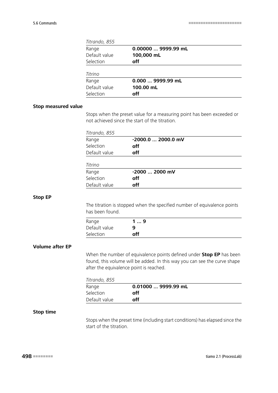 Metrohm tiamo 2.1 (ProcessLab) User Manual | Page 514 / 1602