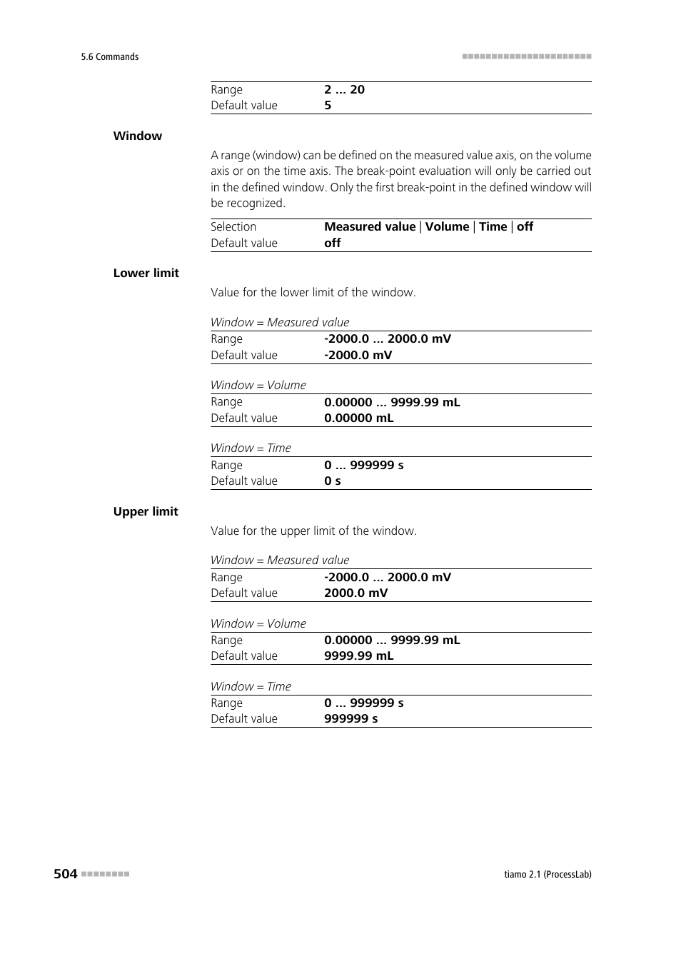 Metrohm tiamo 2.1 (ProcessLab) User Manual | Page 520 / 1602