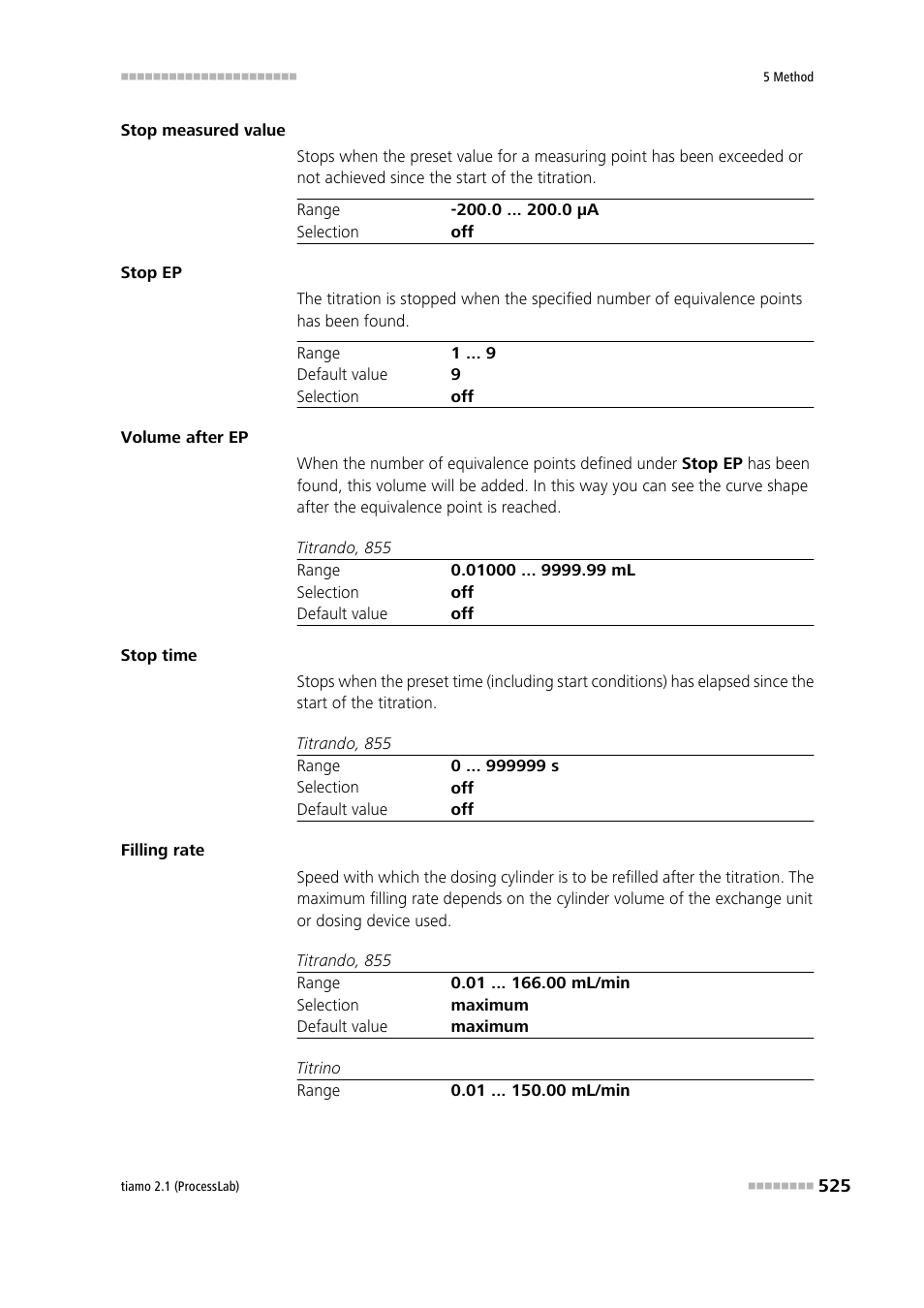 Metrohm tiamo 2.1 (ProcessLab) User Manual | Page 541 / 1602