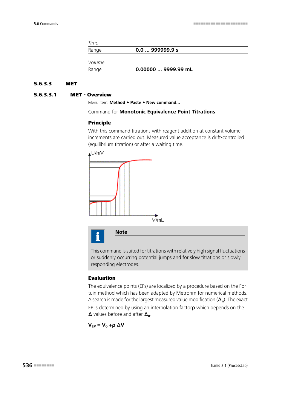 3 met, 1 met - overview | Metrohm tiamo 2.1 (ProcessLab) User Manual | Page 552 / 1602