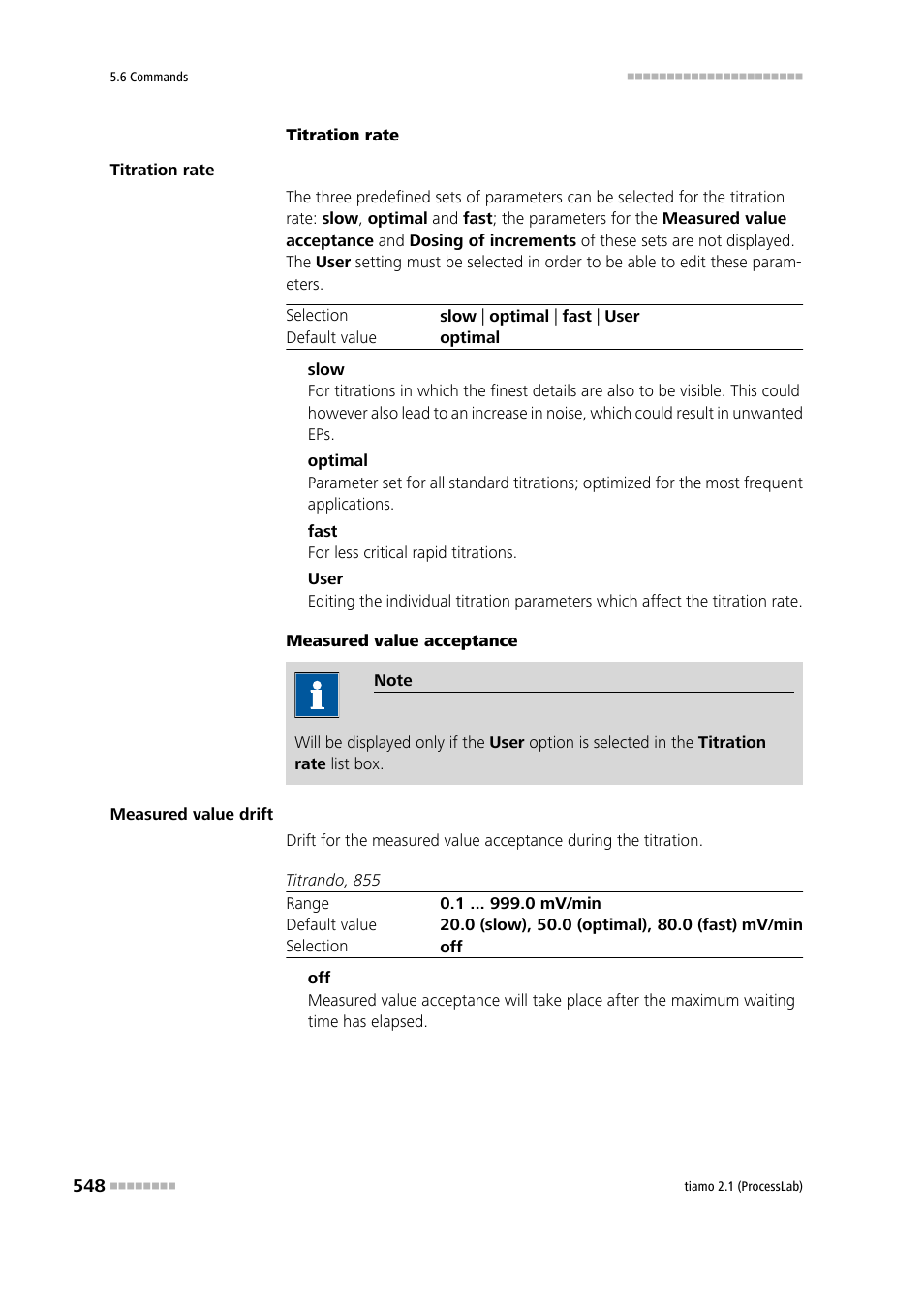 Metrohm tiamo 2.1 (ProcessLab) User Manual | Page 564 / 1602