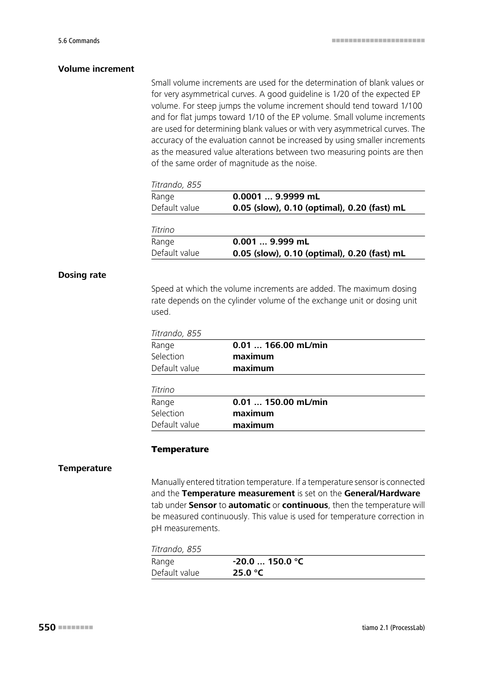 Metrohm tiamo 2.1 (ProcessLab) User Manual | Page 566 / 1602