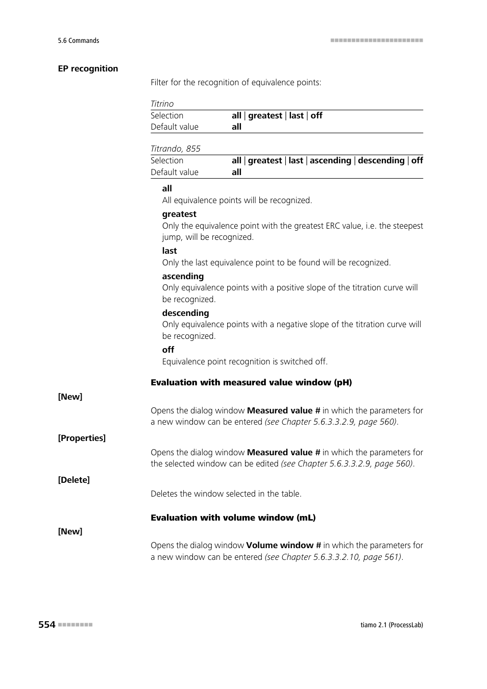 Metrohm tiamo 2.1 (ProcessLab) User Manual | Page 570 / 1602