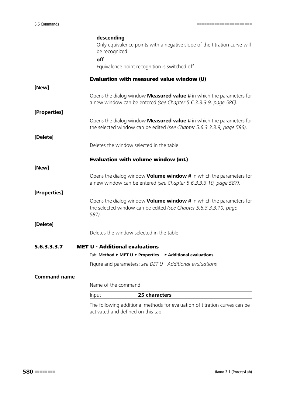 7 met u - additional evaluations | Metrohm tiamo 2.1 (ProcessLab) User Manual | Page 596 / 1602