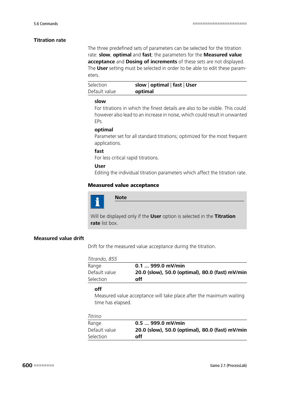 Metrohm tiamo 2.1 (ProcessLab) User Manual | Page 616 / 1602