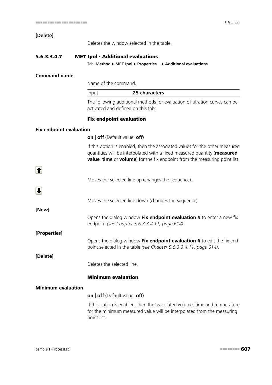 7 met ipol - additional evaluations, Additional evaluations | Metrohm tiamo 2.1 (ProcessLab) User Manual | Page 623 / 1602