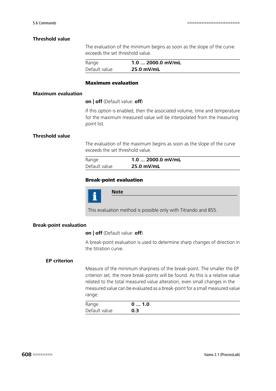 Metrohm tiamo 2.1 (ProcessLab) User Manual | Page 624 / 1602