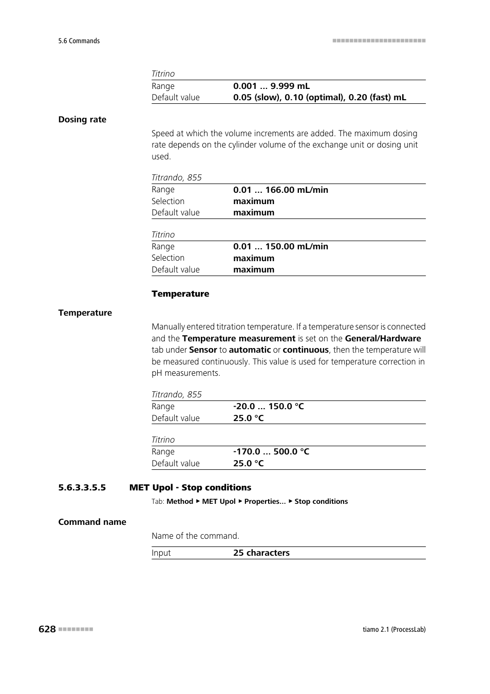 5 met upol - stop conditions, Stop conditions | Metrohm tiamo 2.1 (ProcessLab) User Manual | Page 644 / 1602