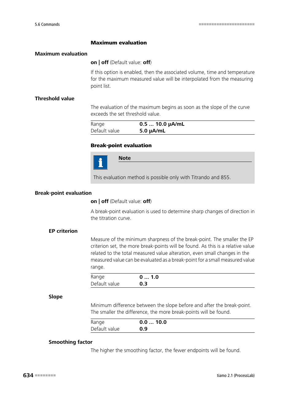 Metrohm tiamo 2.1 (ProcessLab) User Manual | Page 650 / 1602
