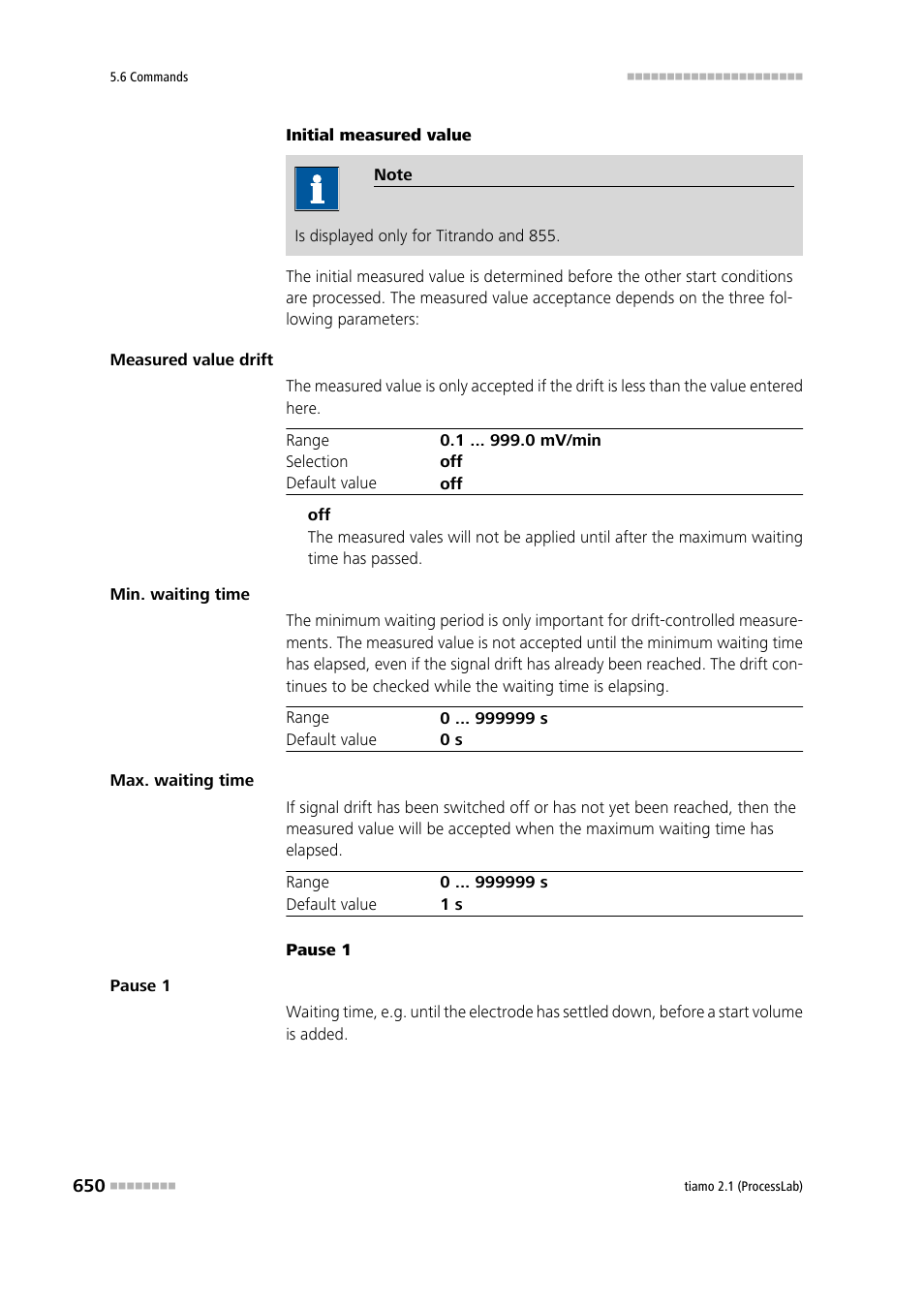 Metrohm tiamo 2.1 (ProcessLab) User Manual | Page 666 / 1602